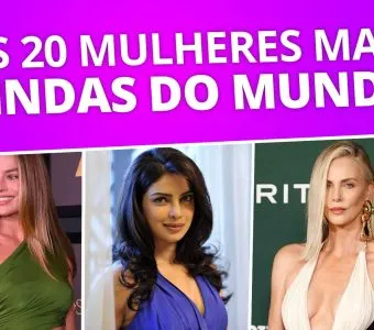As 20 mulheres mais bonitas do mundo